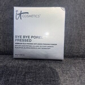 IT Cosmetics Bye Bye Pores Pressed Airbrush Silk Anti Ag Finishing Powder .31 Oz